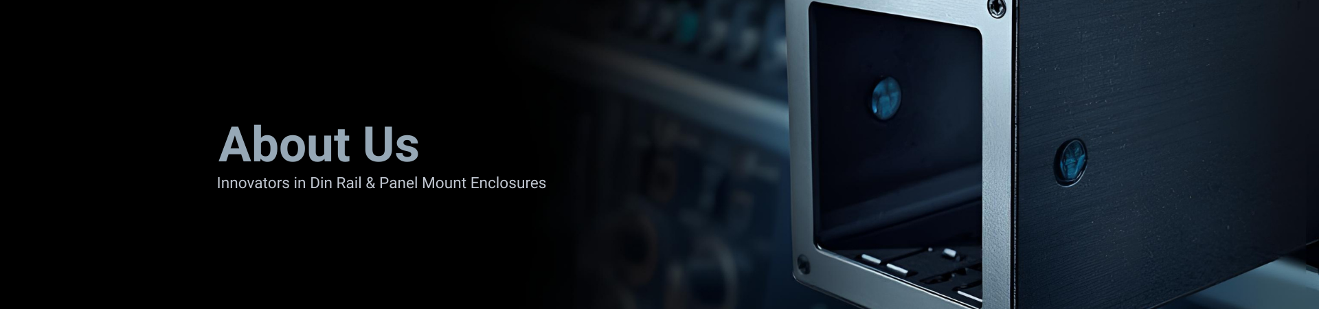 High-Tech Digital Banner with DIN Rail Enclosure