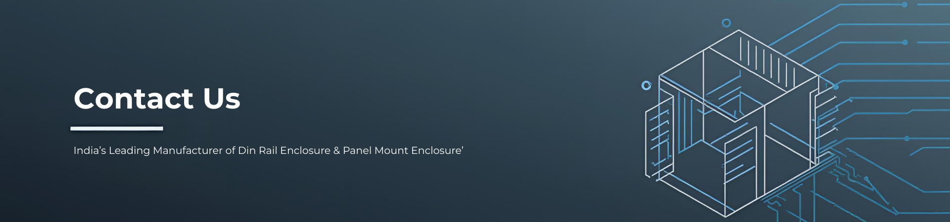 Modern Web Banner for Technical Audience